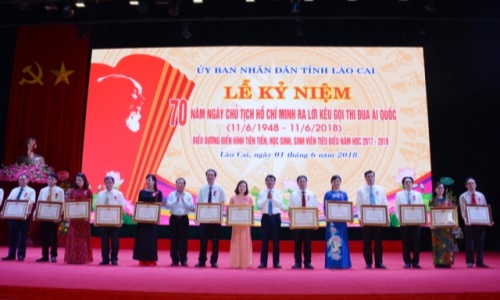 Lào Cai kỷ niệm 70 năm Ngày Chủ tịch Hồ Chí Minh ra Lời kêu gọi thi đua ái quốc